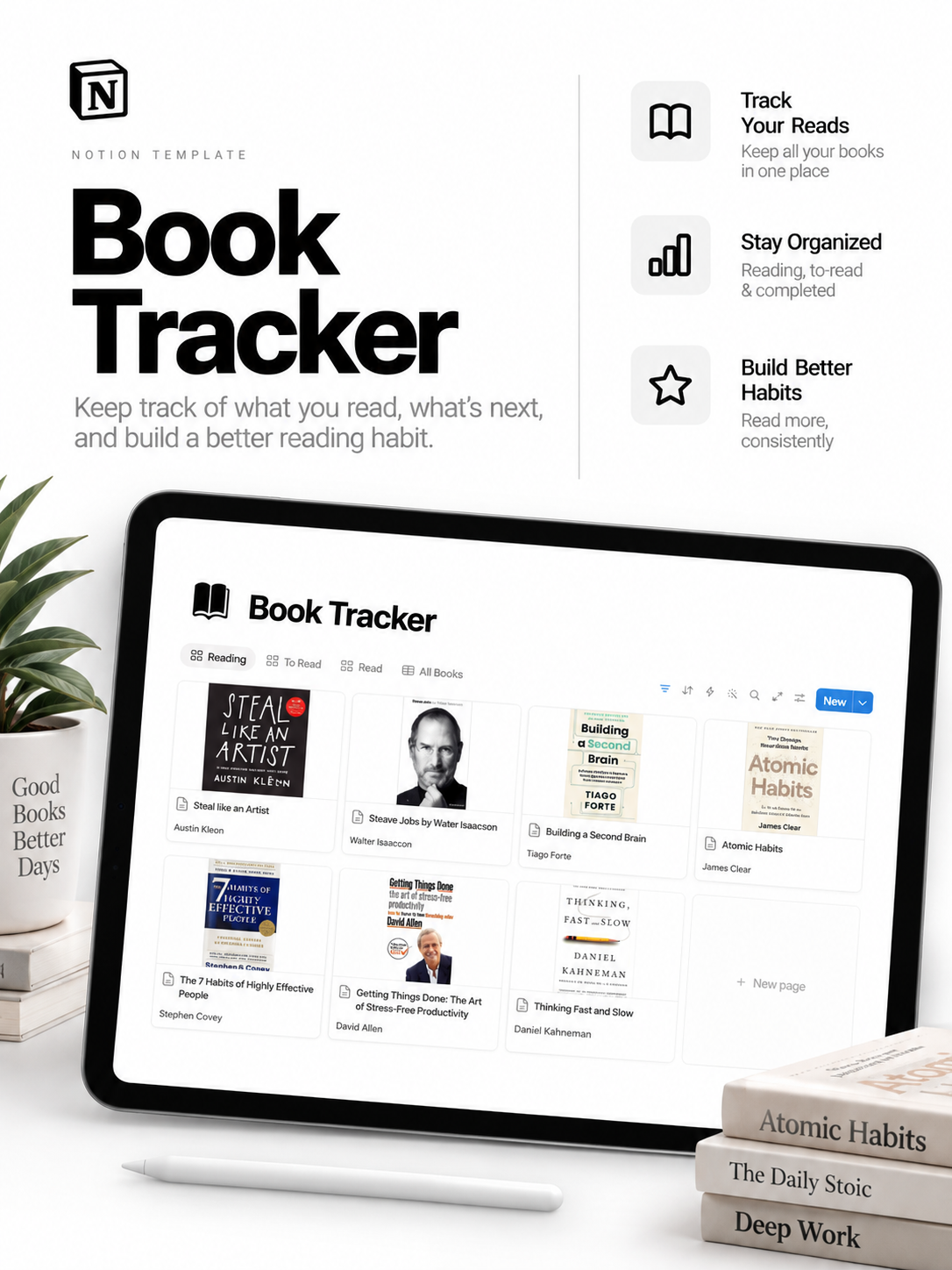 Book Tracker - Notion Template