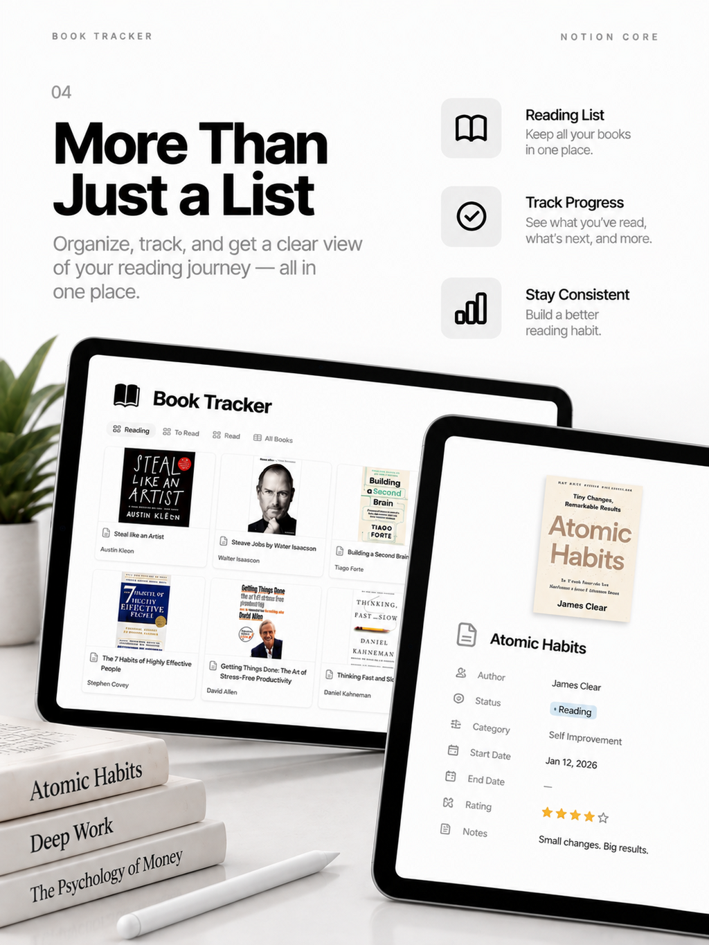 Book Tracker - Notion Template