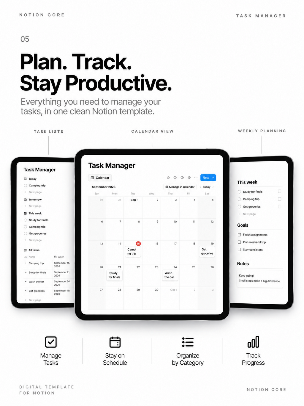 Task Manager - Notion Template